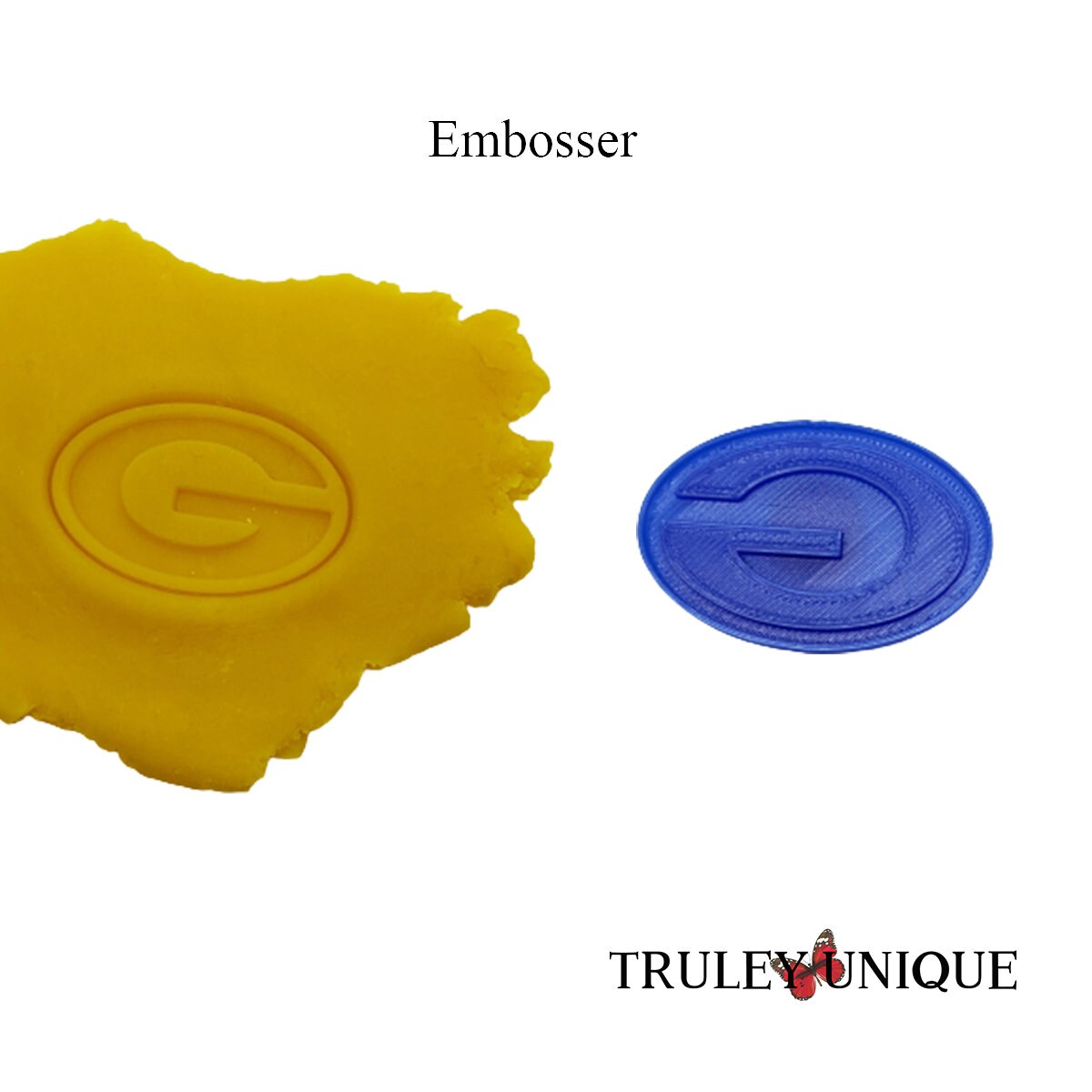 Green Bay Packers G Cookie Cutter & Stamp Set