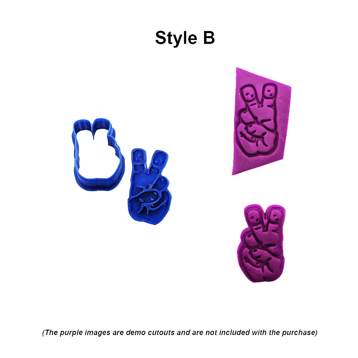 TCU Cookie Cutter & Stamp Set 4 Style Options