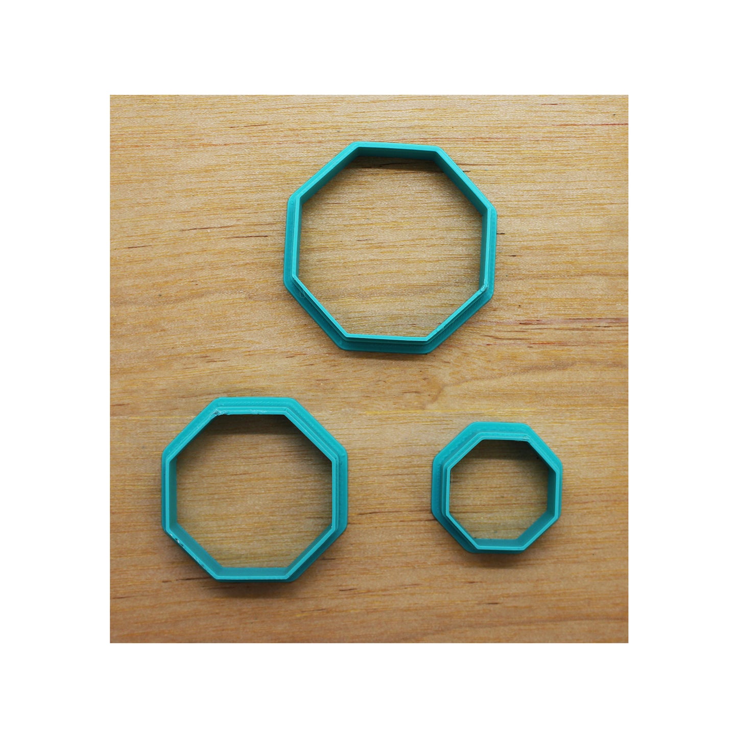 Octagon Shape Cutter for Ceramics, Pottery, Polymer Clay & Fondant - Multi-Medium Crafting Tool