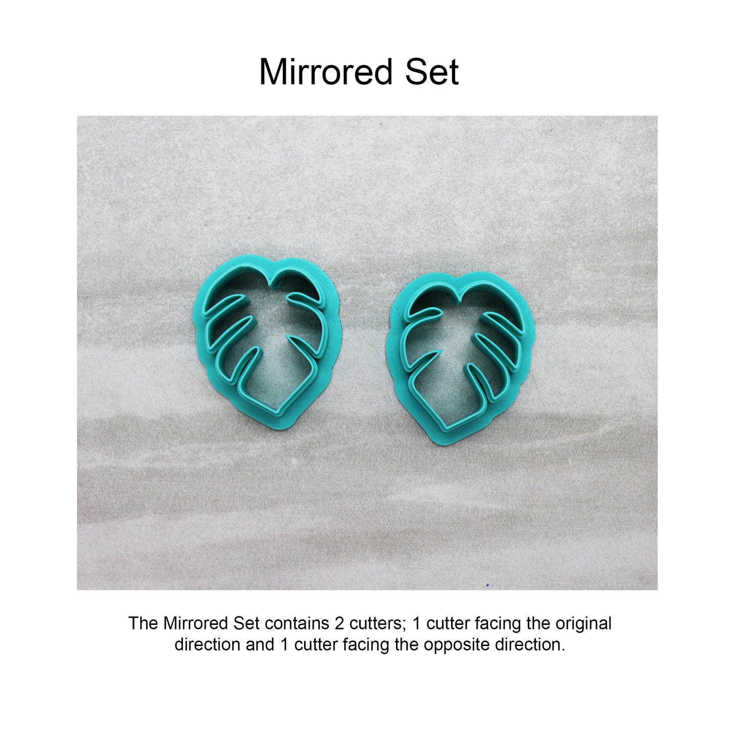 Tropical Monstera Palm Leaf Cookie Cutter for Cookies, Ceramics, Pottery, Polymer Clay, Fondant - Multi-Medium Craft & Baking Tool