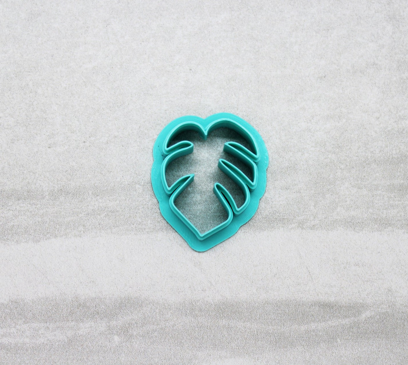 Tropical Monstera Palm Leaf Cookie Cutter for Cookies, Ceramics, Pottery, Polymer Clay, Fondant - Multi-Medium Craft & Baking Tool
