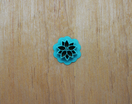 Poinsettia Flower Cookie Cutter/Clay Cutter